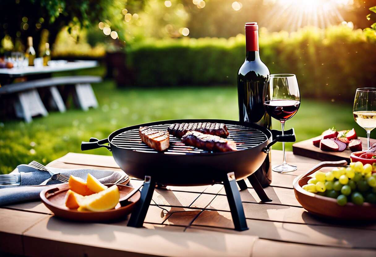 Conseils de conservation du vin en extérieur pendant votre barbecue