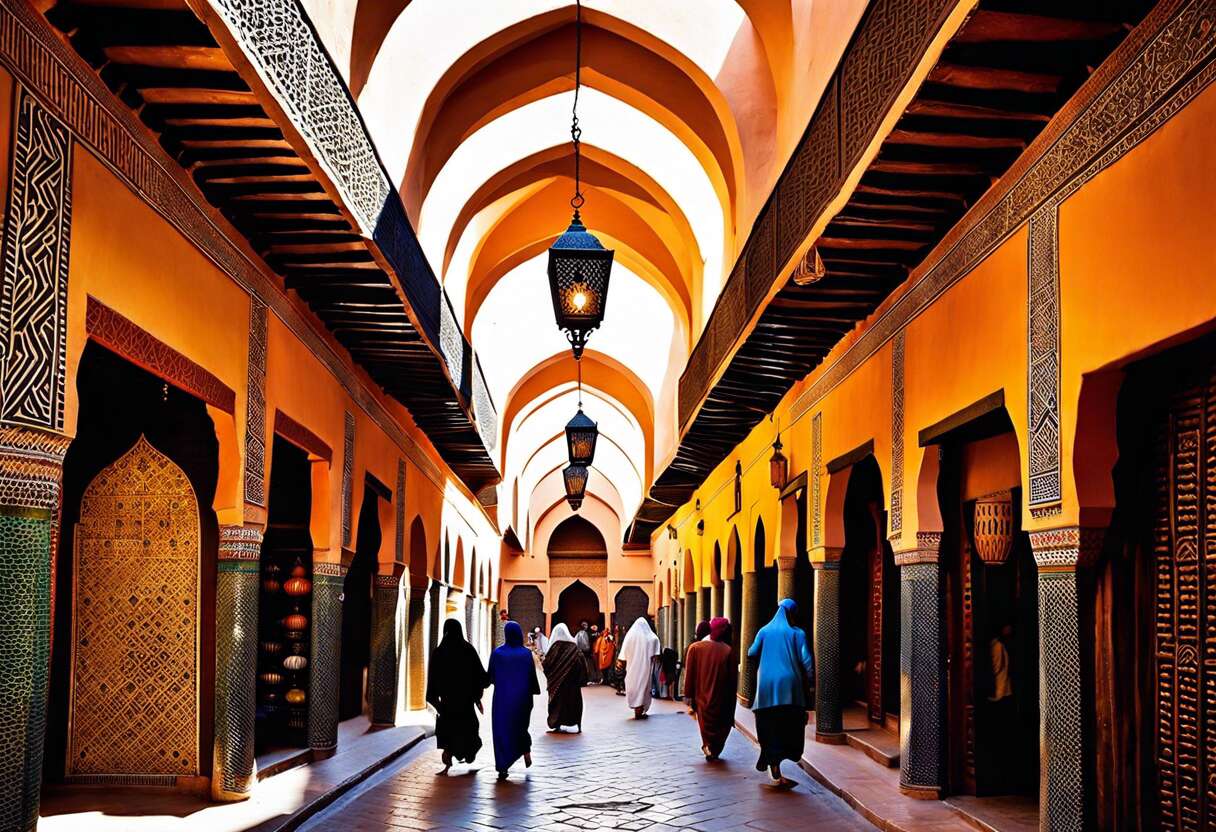 Les souks de marrakech : un labyrinthe commercial ancestral
