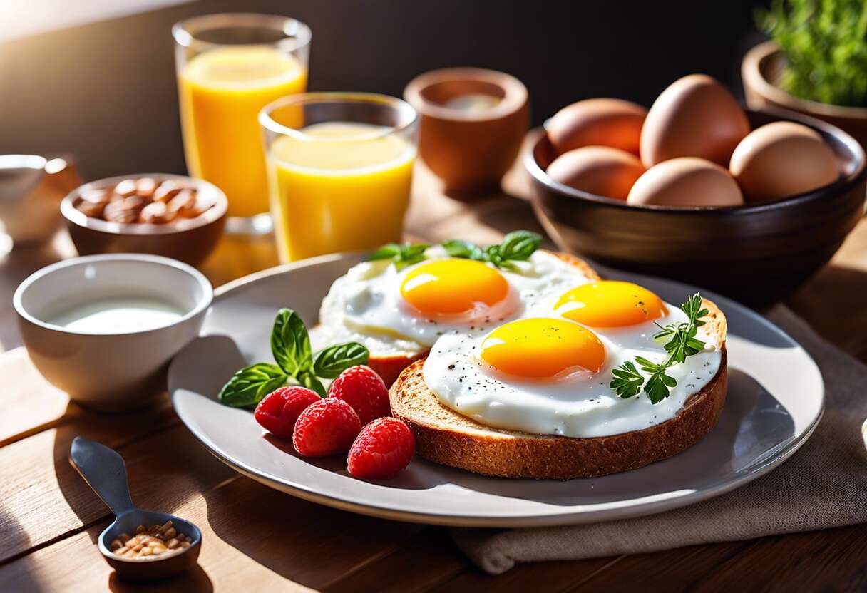 Protéines au réveil : œufs, yaourts et alternatives végétales
