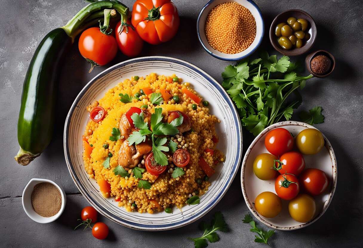 Couscous marocain simplifié : ingrédients et astuces culinaires