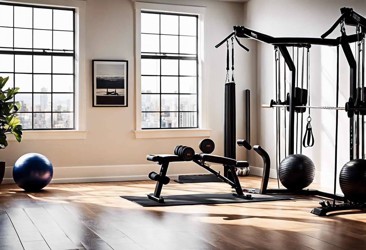 Musculation à domicile : équipement essentiel pour un home gym efficace